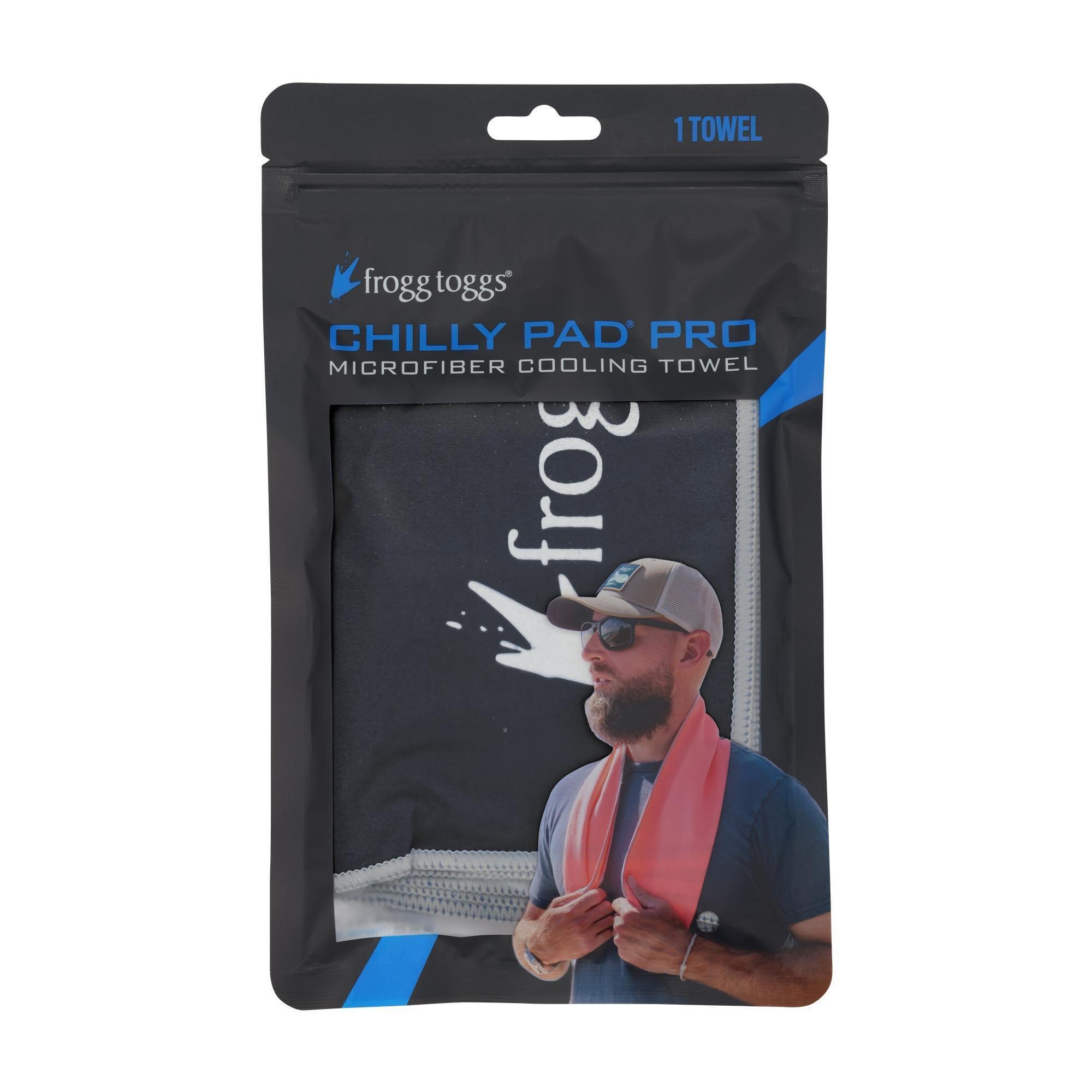 frogg toggs, Chilly Pad PRO Microfiber Cooling Towel | Black, Model# 3CPPMCT-000